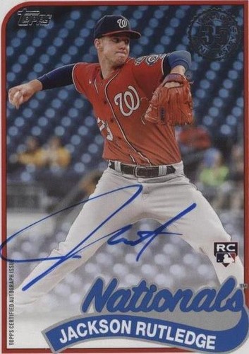 2024 Topps Update Series - Jackson Rutledge #89BA-RUTL