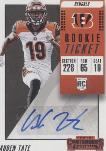 2018 Panini Contenders Auden Tate #296