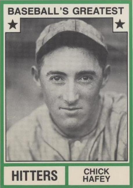 1982 TCMA Baseball's Greatest - Chick Hafey #1982-35