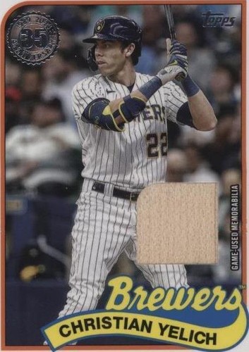 2024 Topps Series 1 - Christian Yelich #89BR-CY
