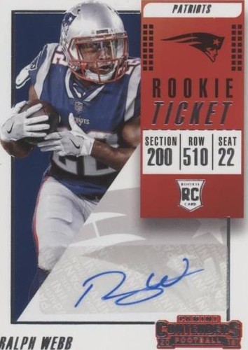2018 Panini Contenders Ralph Webb #307