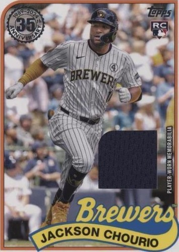 2024 Topps Update Series - Jackson Chourio #89RU-JCH