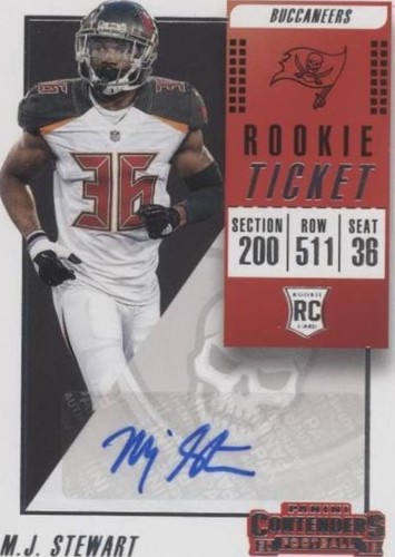 2018 Panini Contenders M.J. Stewart #160