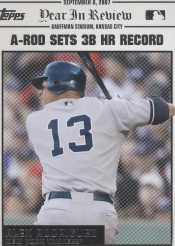 2008 Topps - Alex Rodriguez #YR158