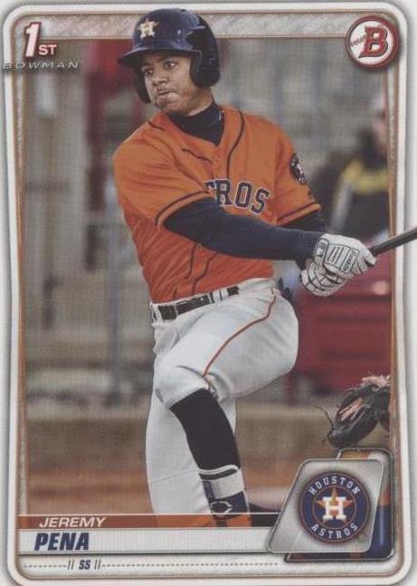 2020 Bowman Chrome Sapphire Edition - Jeremy Pena #BSPA-JP for