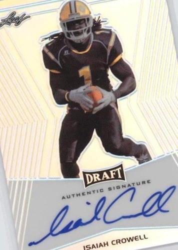 2014 Leaf Metal Draft Isaiah Crowell #BA-IC1