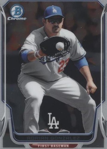 2014 Bowman Chrome - Adrian Gonzalez #157