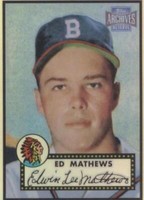2001 Topps Archives Reserve - Eddie Mathews #48