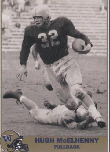 1992 Pacific Washington Huskies Football Greats Hugh McElhenny #32