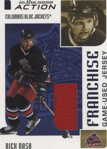 2003-04 In the Game Action - Rick Nash #M-249