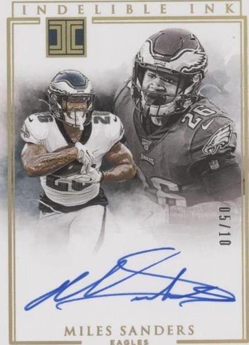 2020 Panini Impeccable Miles Sanders #II-MS