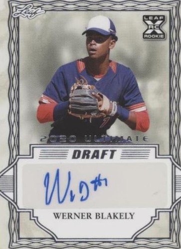 2020 Leaf Ultimate Draft - Werner Blakely #BA-WB1