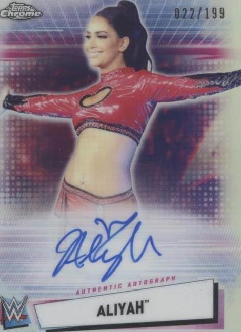 2021 Topps Chrome WWE - Aliyah #A-AA