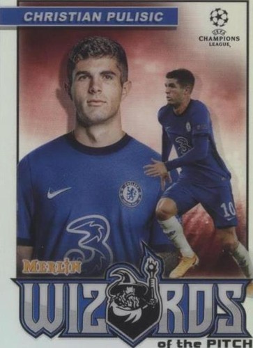 2020-21 Topps Merlin Collection Chrome UCL Christian Pulisic #W-CP