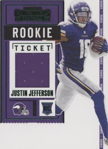 2020 Panini Contenders Justin Jefferson #RSV-JJE