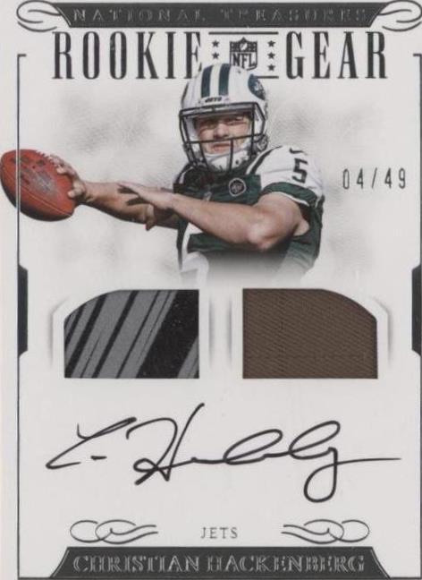 2016 Panini National Treasures Christian Hackenberg #14
