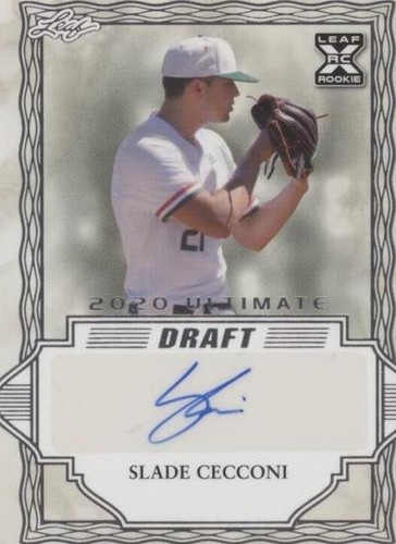 2020 Leaf Ultimate Draft - Slade Cecconi #BA-SC2