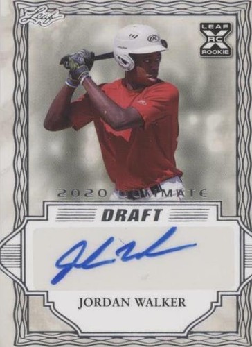 2020 Leaf Ultimate Draft - Jordan Walker #BA-JW1
