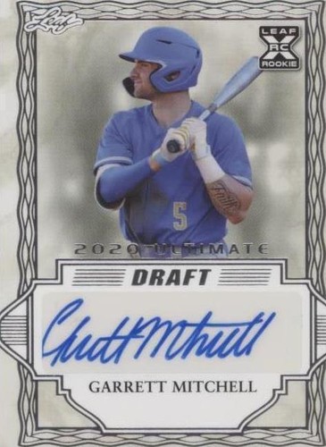 2020 Leaf Ultimate Draft - Garrett Mitchell #BA-GM1