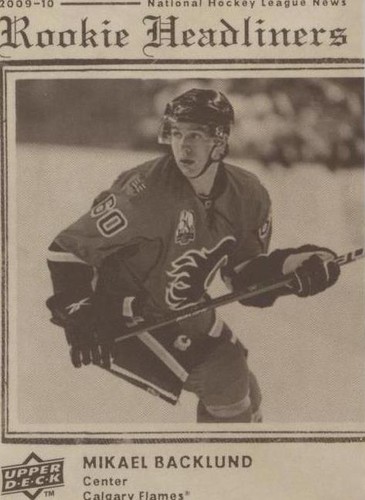 2009-10 Upper Deck - Mikael Backlund #RH23