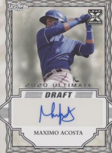 2020 Leaf Ultimate Draft - Maximo Acosta #BA-MA2