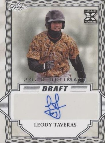2020 Leaf Ultimate Draft - Leody Taveras #BA-LT1