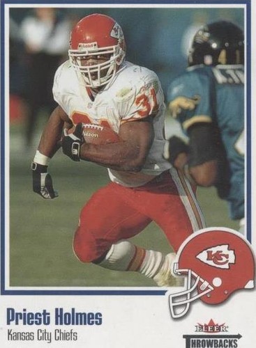 2002 Fleer Throwbacks Priest Holmes #57