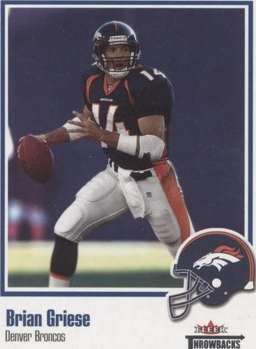 2002 Fleer Throwbacks Brian Griese #79