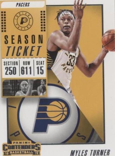 2018-19 Panini Contenders - Myles Turner #68