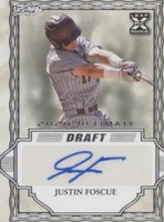 2020 Leaf Ultimate Draft - Justin Foscue #BA-JF1