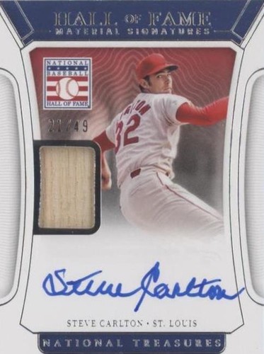 2022 Panini National Treasures - Steve Carlton #HOFMS-SC