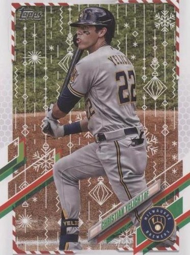 2021 Topps Holiday - Christian Yelich #HW61