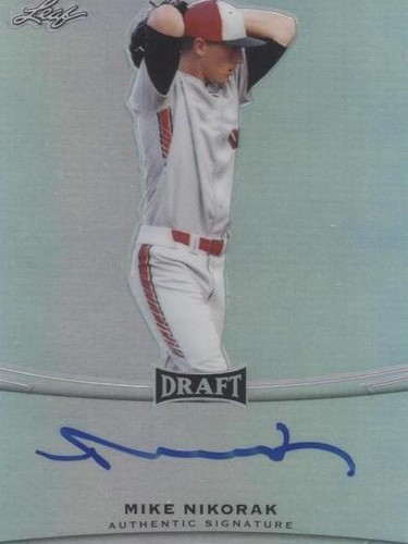 2015 Leaf Metal Draft - Mike Nikorak #BA-MN1