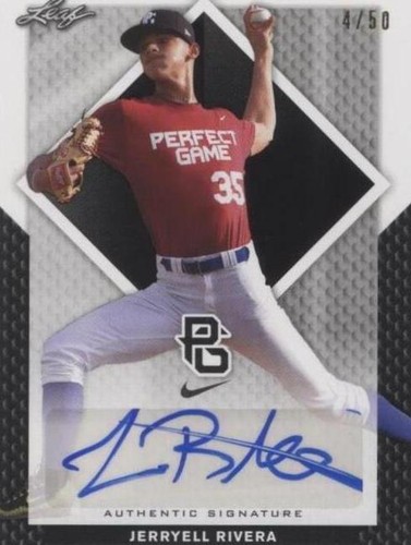 2016 Leaf Perfect Game National Showcase - Jerryell Rivera #BA-235
