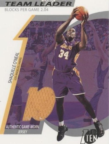2002-03 Topps Ten - Shaquille O'Neal #TL-SO