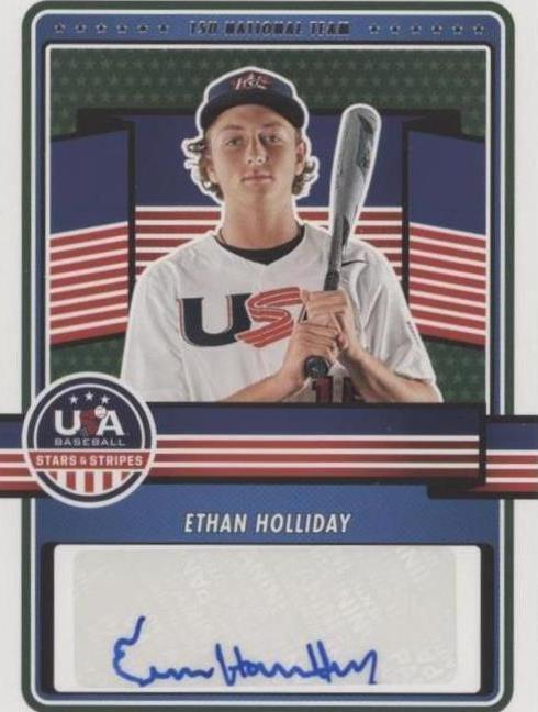 2023 Panini USA Baseball Stars & Stripes - Ethan Holliday #15U-EH