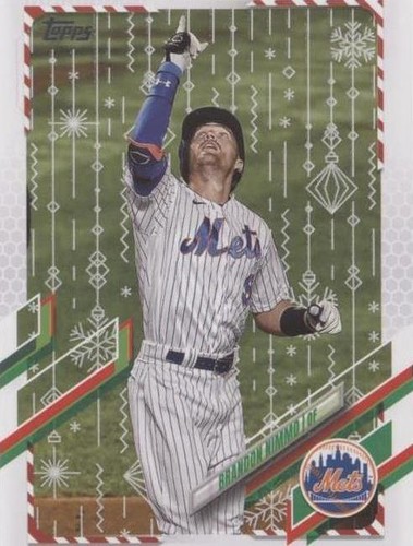 2021 Topps Holiday - Brandon Nimmo #HW52