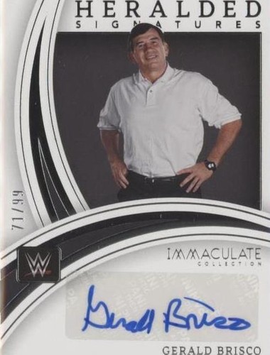 2022 Panini Immaculate Collection WWE - Gerald Brisco #HS-GBS