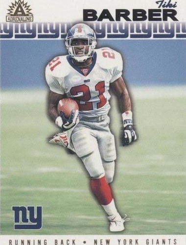 2002 Pacific Adrenaline Tiki Barber #181