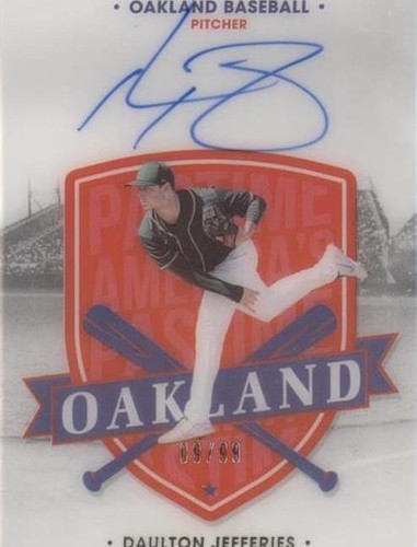 2021 Panini Chronicles - Daulton Jefferies #AP-DJ