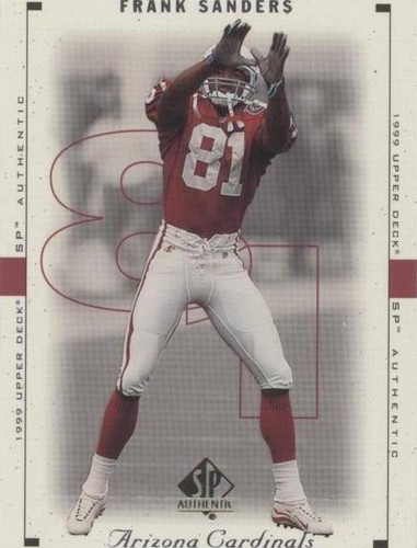 1999 SP Authentic Frank Sanders #3