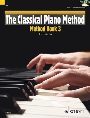 The Classical Piano Method Book 3 for Adult Beginner Music Lessons Play-Along CD