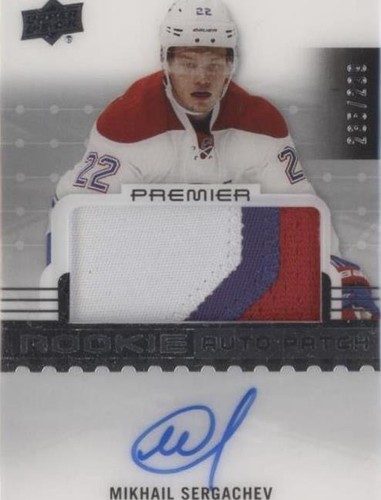 2016-17 Upper Deck Premier - Mikhail Sergachev #91