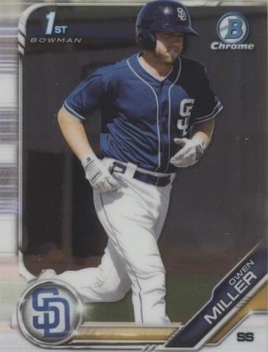 2019 Bowman Chrome - Owen Miller #BCP-170