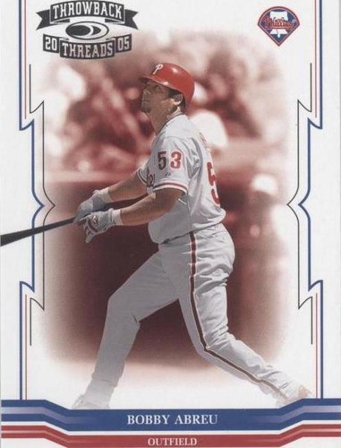 2005 Donruss Throwback Threads - Bobby Abreu #53