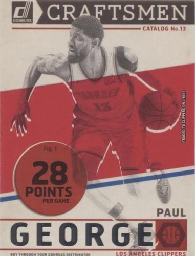2019-20 Panini Donruss - Paul George #9