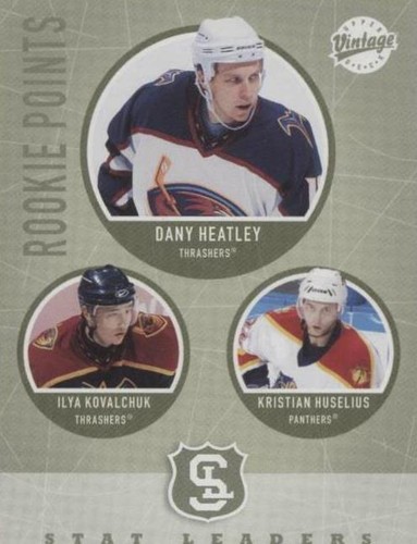 2002-03 Upper Deck Vintage - Dany Heatley Ilya Kovalchuk Kristian Huselius #315