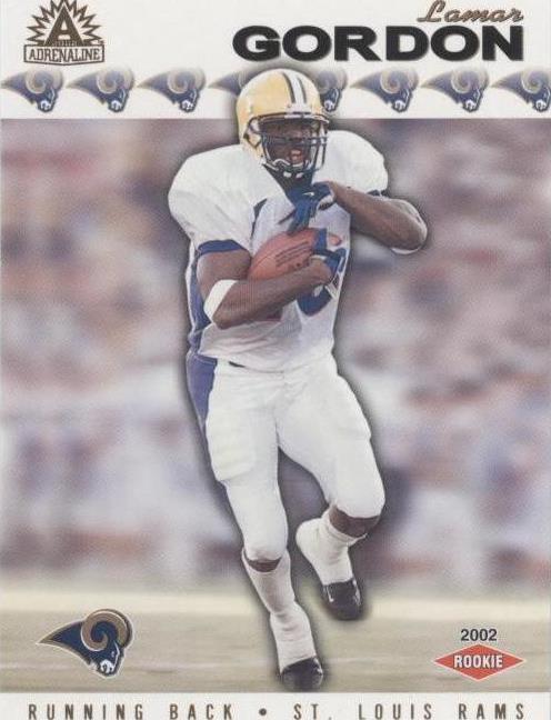 2002 Pacific Adrenaline Lamar Gordon #229