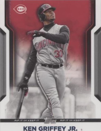 Griffey Jr 1994 Costacos Rip Tide CARD STOCK Poster 16” X 20