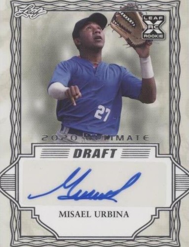 2020 Leaf Ultimate Draft - Misael Urbina #BA-MU1